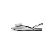 Cesare Gaspari Platt sula Slingback ballerinor Gabriela - Silver Gray,...