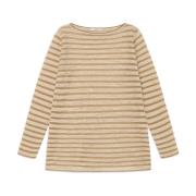 MALIPARMI Sommar Linne Stickad Beige, Dam