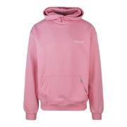 REPRESENT Rosa Hoodie Oversize med Knappar Cobrax Pink, Herr