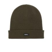 A.P.C. Höst Bonnet Mössa Green, Dam