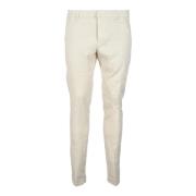 Dondup Linneblandning Gaubert Byxor med Dragkedja Beige, Herr