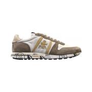 Premiata Eric beige kontrast sneaker modell Mick Beige, Herr