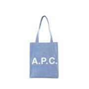 A.P.C. Tote Bags Blue, Herr