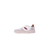 D.A.T.E. Logo Sida Mocka Gummisula Sneakers Brown, Herr