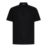 Herno Svart Polotröja Snygg Design Black, Herr