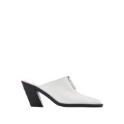 ELLEME Heeled Mules White, Dam