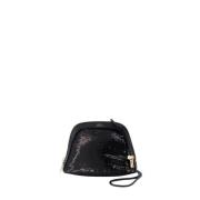 A.P.C. Svart Syntetisk Liten Clutch Väska Black, Dam