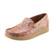 Nature Footwear Elin Loafer Metallic Print Multicolor, Dam