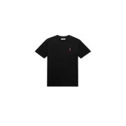 BALR. Box-fit bomull t-shirt med logotyp Black, Herr