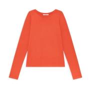 MALIPARMI Mjuk Jersey T-Shirt Orange, Dam