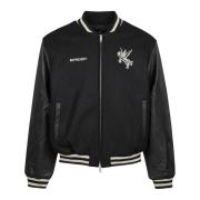 REPRESENT Wool Varsity Jacket Black, Herr