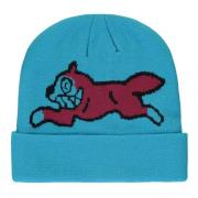 ICECREAM Logo Intarsia Stickad Beanie Mössa Blue, Herr