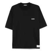 BARROW Svart Basic Tee Shirt Black, Herr