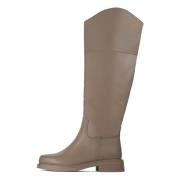 Cesare Gaspari Casual blockklackstövlar - Beige Beige, Dam