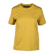 Max Mara Bomull T-shirt Yellow, Dam