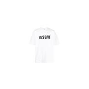 MSGM T-Shirts White, Herr