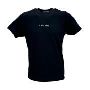 L.B.M. 1911 Casual Bomull T-shirt Black, Herr