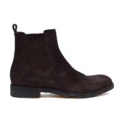 DEL CARLO Brun Mocka Herr Bootie Brown, Dam