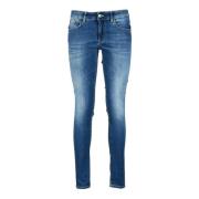 Dondup Gaia jeans med dragkedja Blue, Dam