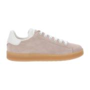 Nerogiardini Läderflicka Sneakers Komfort Stil Beige, Dam