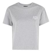 A.P.C. Boxy Rue Madame T-Shirt Gray, Dam