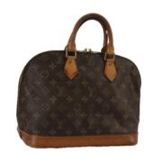 Louis Vuitton Vintage Pre-owned Canvas handvskor Brown, Dam