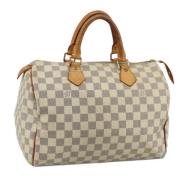 Louis Vuitton Vintage Pre-owned Canvas handvskor Beige, Dam