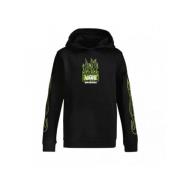 Vans Flame Print Hoodie för barn Black, Herr