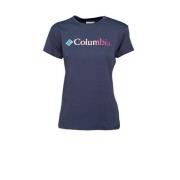 Columbia Essentiell dam bomullsblandad T-shirt Blue, Dam