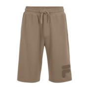 Fila Bomull Bermuda Shorts Inspirerad av Basket Beige, Herr