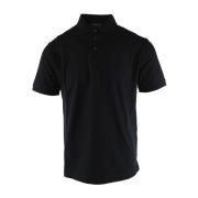 Armani Navy Blue Polo Shirt Blue, Herr