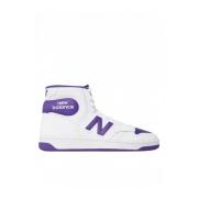 New Balance Pelle Läder Basket Sneaker Purple, Herr