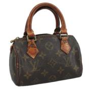 Louis Vuitton Vintage Pre-owned Canvas handvskor Brown, Dam