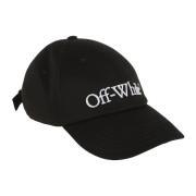 Off White Stilig baseballkeps för borrning Black, Herr