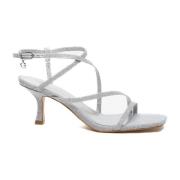 Guess High Heel Sandals Gray, Dam