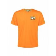 Fila Bomull Kortärmad T-shirt Orange, Herr