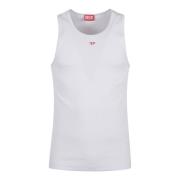 Diesel Stiliga Jersey Tops för Kvinnor White, Herr