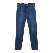 Roy Roger's Denim Byxor Elite Mjuk Elastisk Blue, Herr