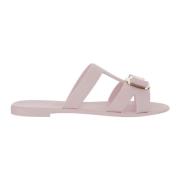 Salvatore Ferragamo Trendiga Sliders för Kvinnor Pink, Dam