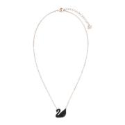 Swarovski Svan Rosa Guld Halsband Pink, Dam