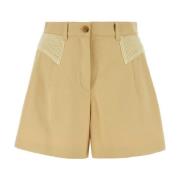 Kenzo Casual Denim Shorts med T-Shirt Yellow, Dam