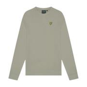 Lyle & Scott Klassisk Sweatshirt med Logodetalj Green, Herr