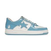 A BATHING APE Blå Bapesta Klassisk Sneaker Release Blue, Herr