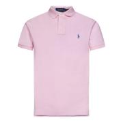 Polo Ralph Lauren Rosa Polo T-shirt med Pony Broderi Pink, Herr