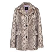 Cesare Gaspari Faux Fur &amp; Shearling Jackets Beige, Dam