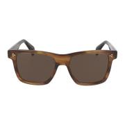 Oliver Peoples Klassiska fyrkantiga solglasögon OV 5444Su Brown, Unise...