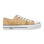 Alviero Martini 1a Classe Sneakers med snörning och gummisula Beige, D...