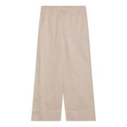 Max Mara Regular Fit Byxor Beige, Dam