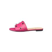 Cesare Gaspari Rockstud Sandaler Mila - Fucshia Pink, Dam