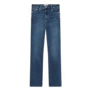 Frame Slim Pencil Jeans Blue, Dam